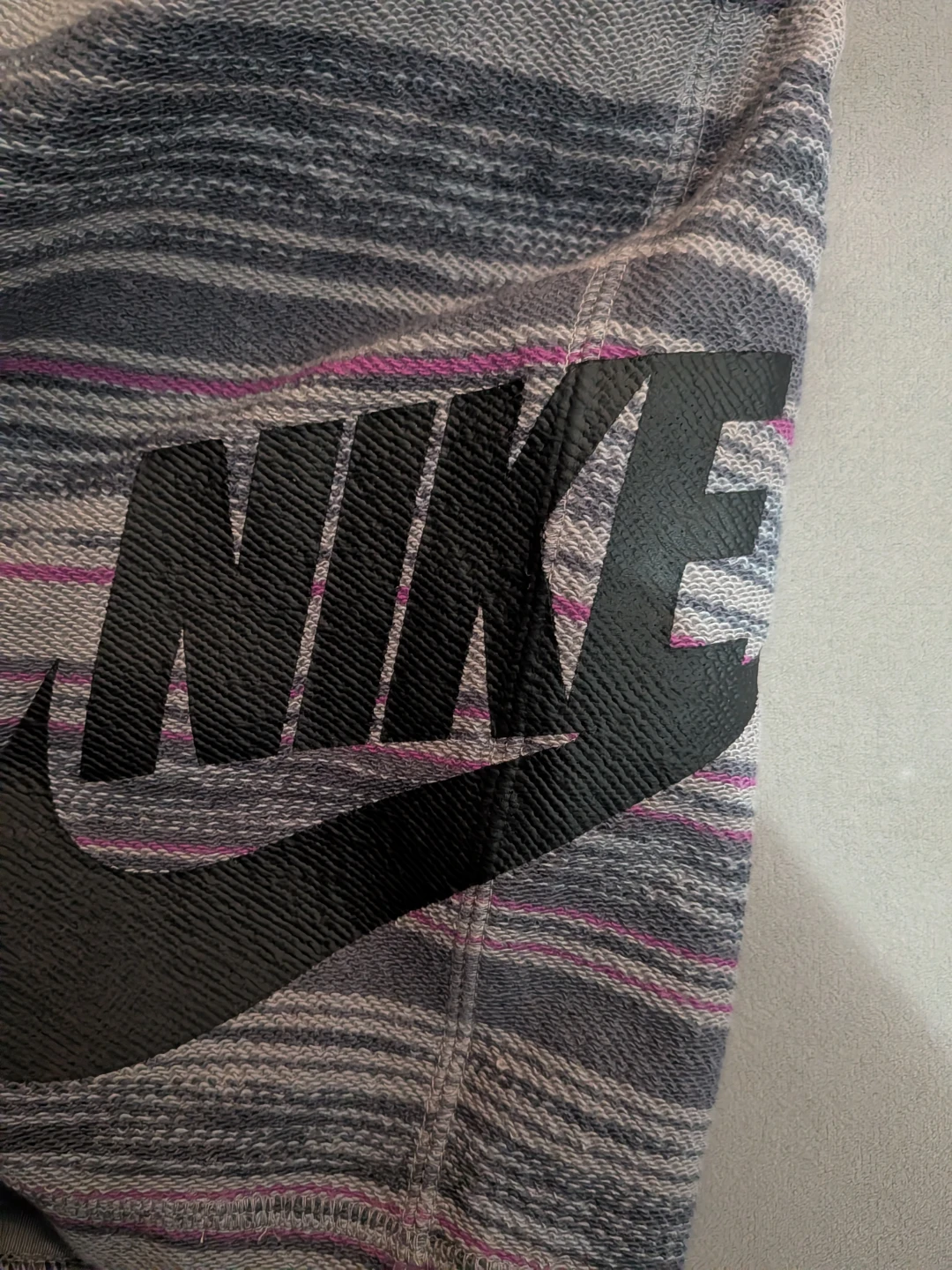 Nike Men's Striped Shorts Gray Size Large🏈 - photo 2