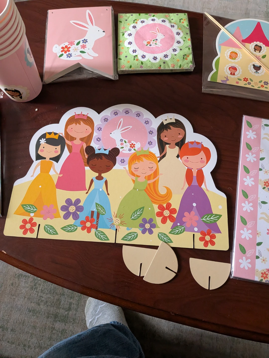 🏈New Princess Gala Themed Party Supplies Set - photo 5