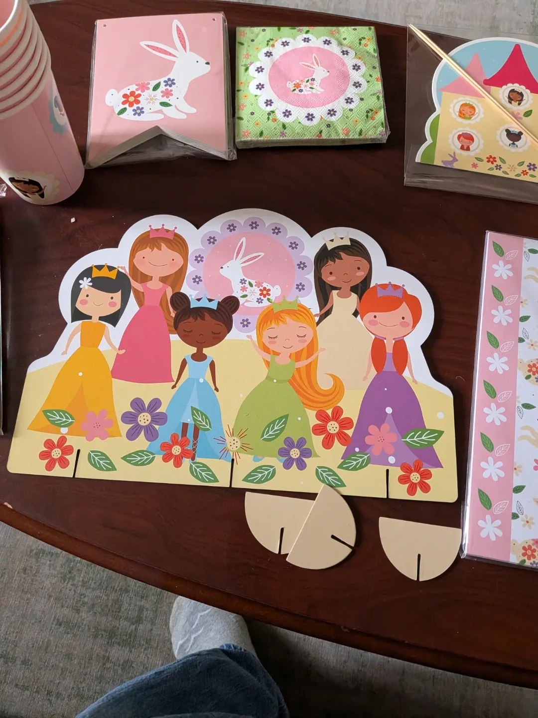 🏈New Princess Gala Themed Party Supplies Set - photo 5