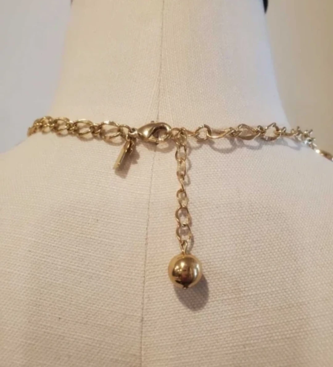 Kate Spade Gold Tone and Orange Statement Necklace - photo 5