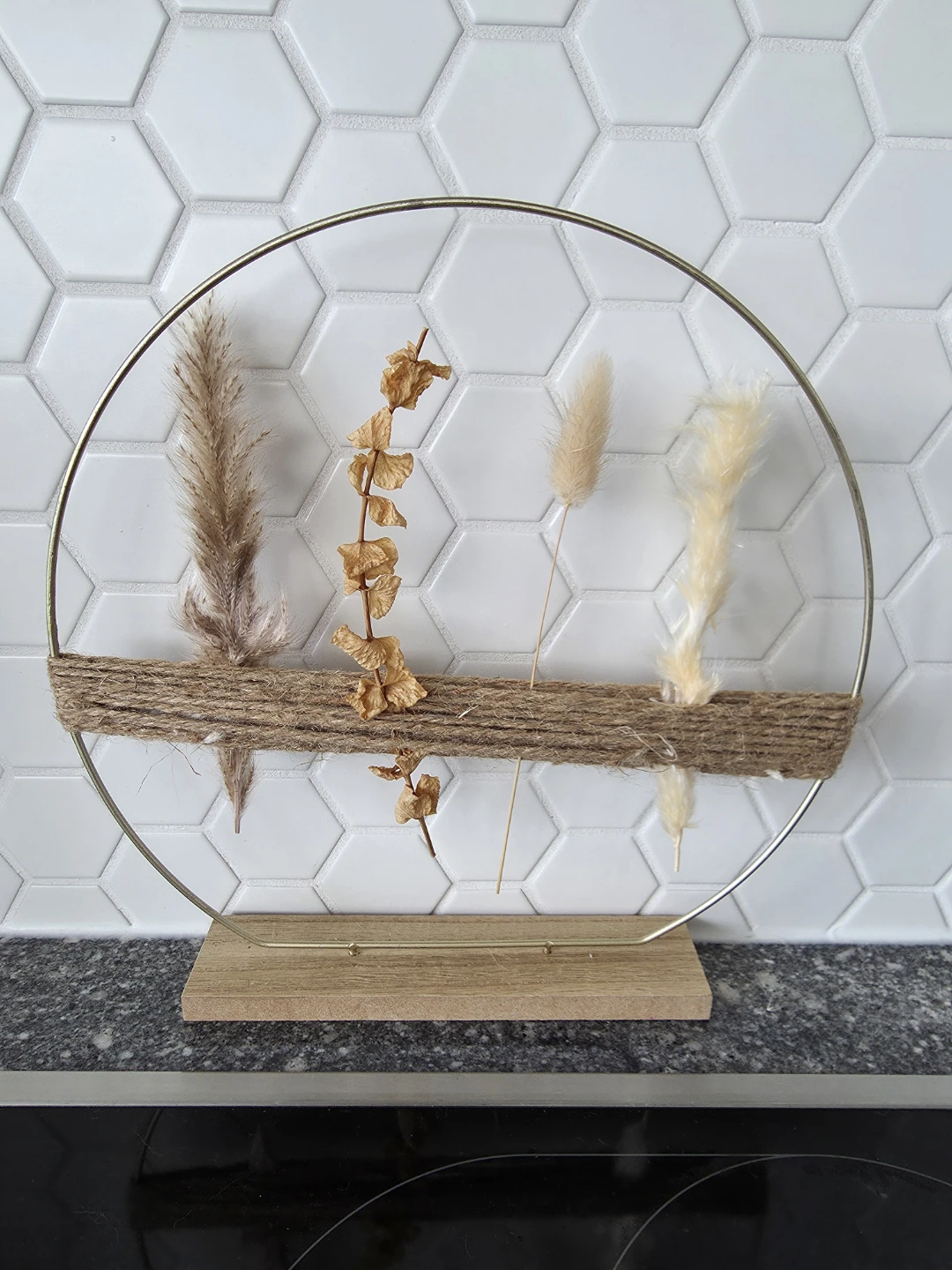Dried Floral Hoop Decor