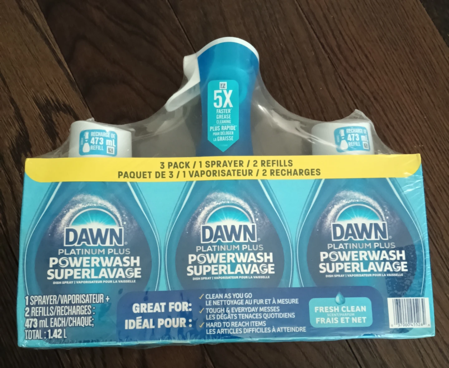 Dawn Platinum Plus Powerwash Dish Spray 3-Pack