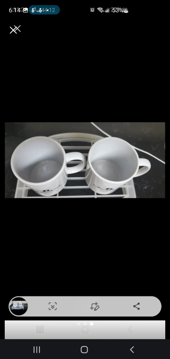 Set of Two Laura Secord Mugs 🏈🏈🏈