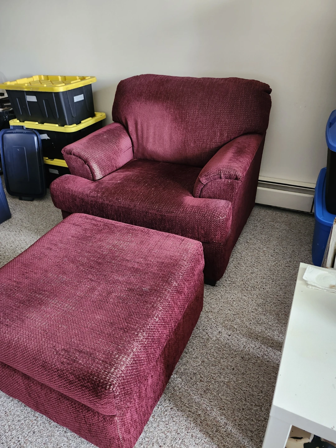 Arm chair and ottoman - photo 3