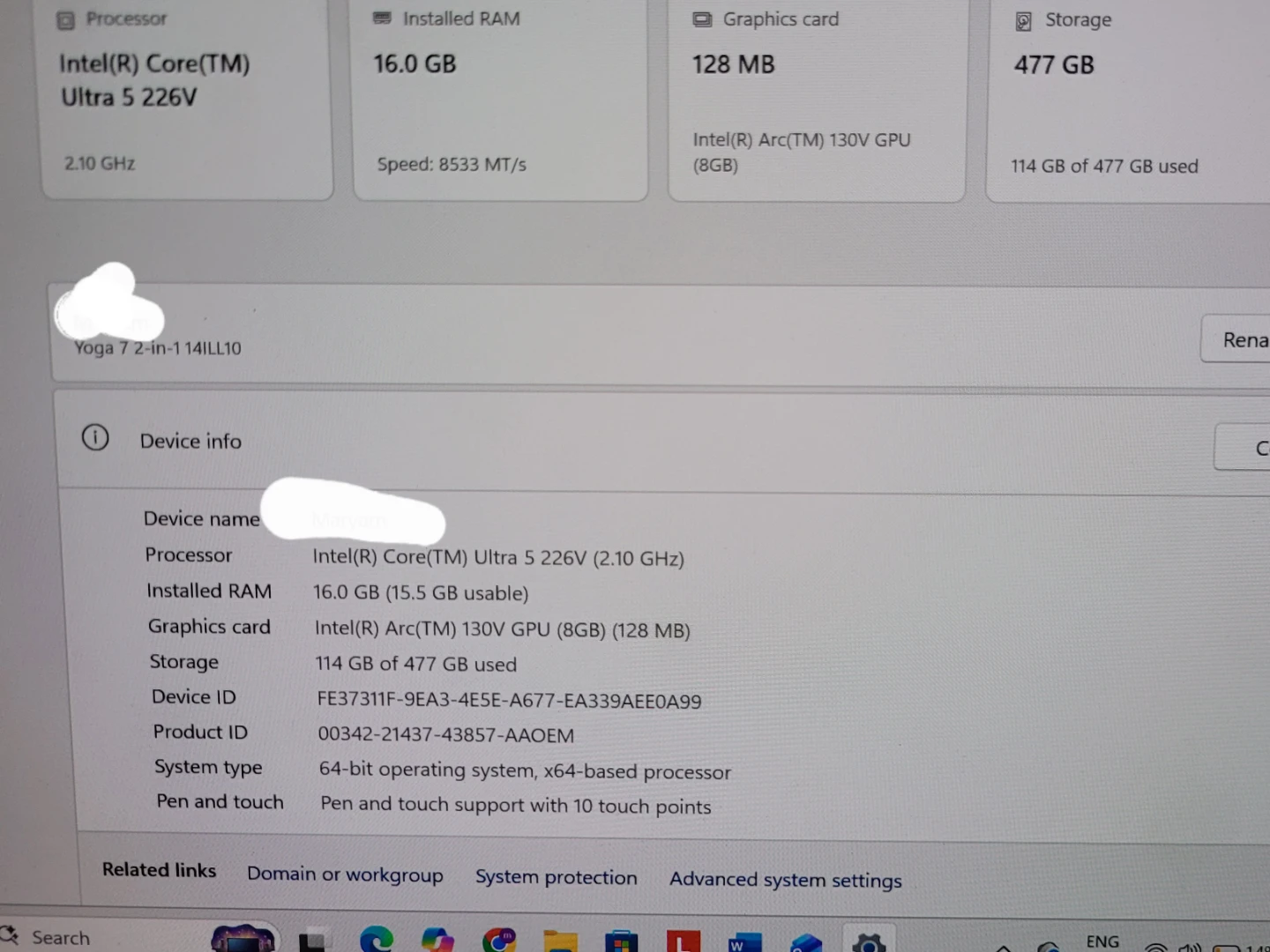 Lenovo Yoga 7 2-in-1 14ILL10 Laptop - photo 2