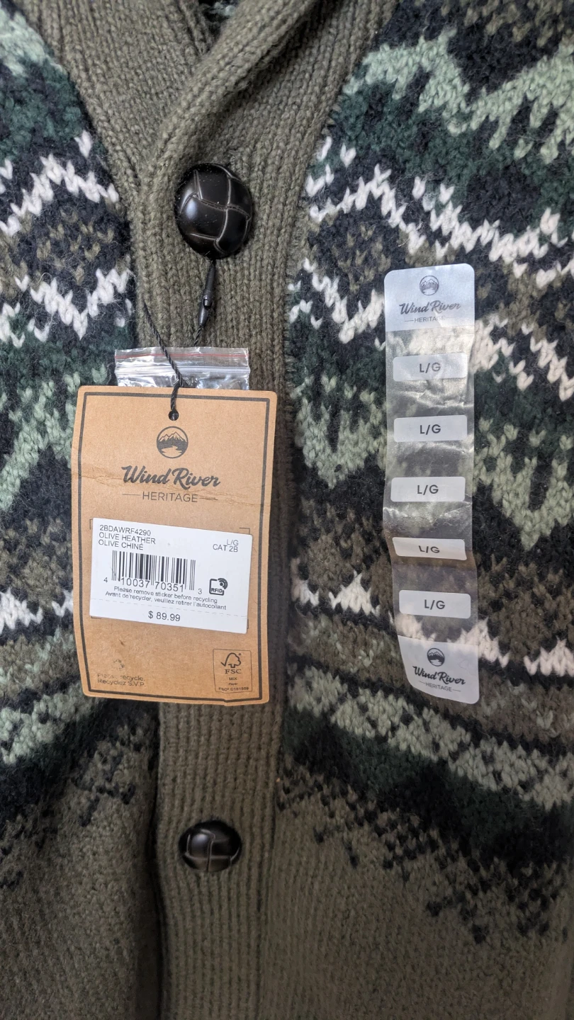 Wind River Heritage Olive Sweater - photo 3