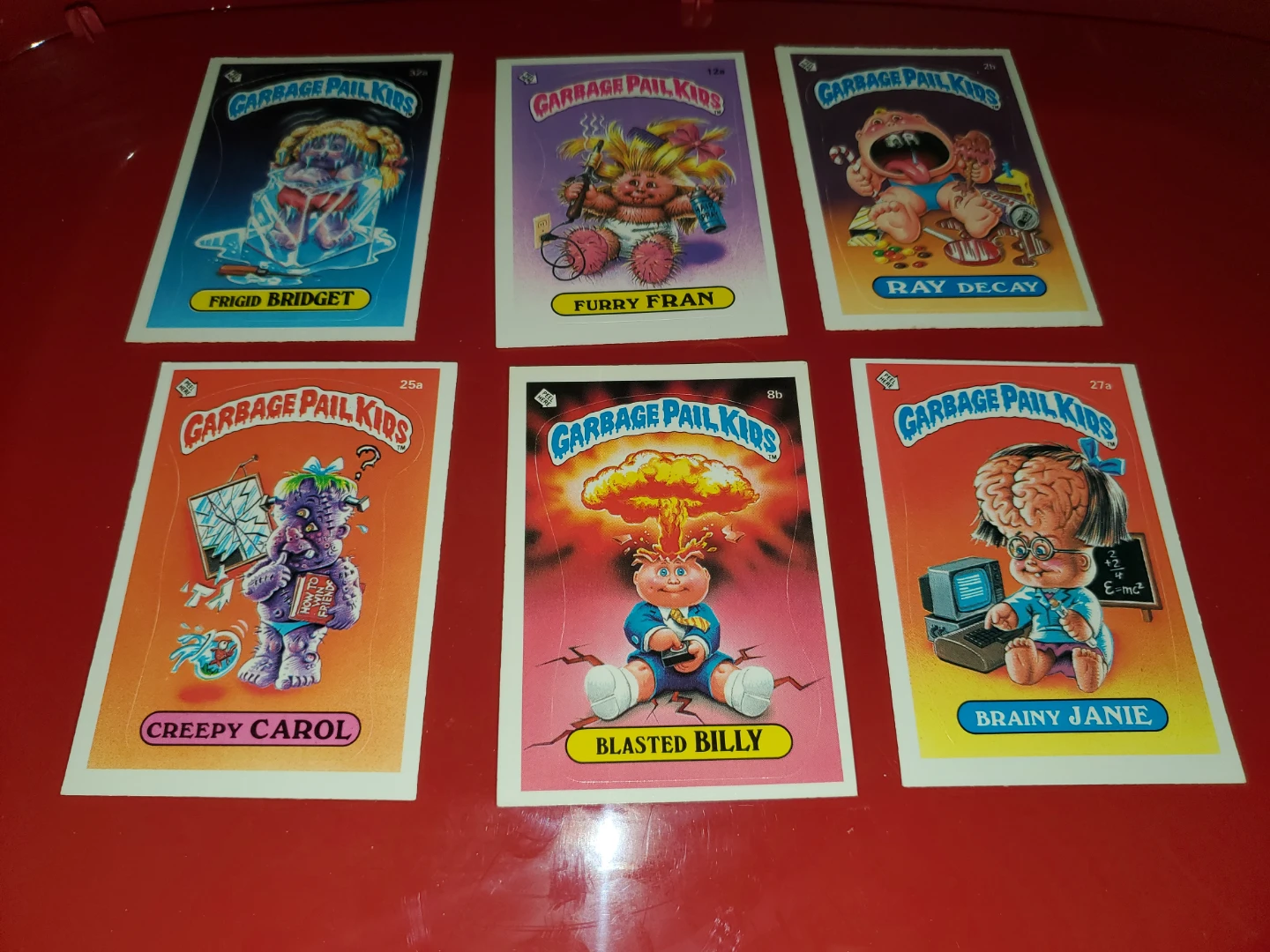 ($10 each) Vintage 1985 Garbage Pail Kids Trading Cards