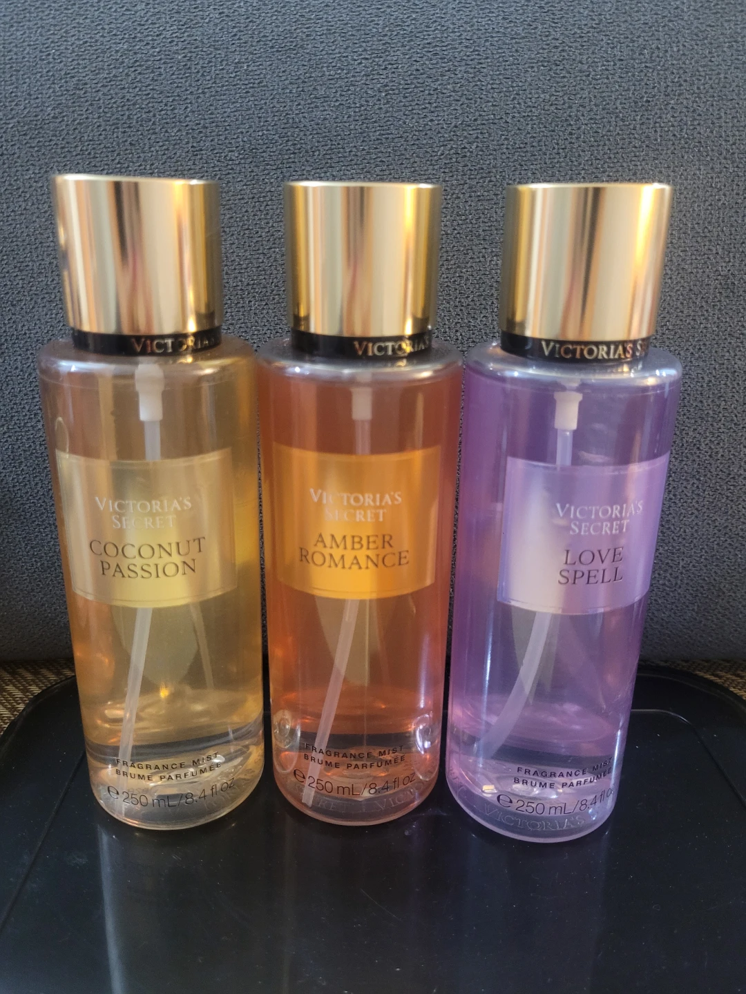 Victoria's Secret Fragrance Mist Trio $12 per bottle