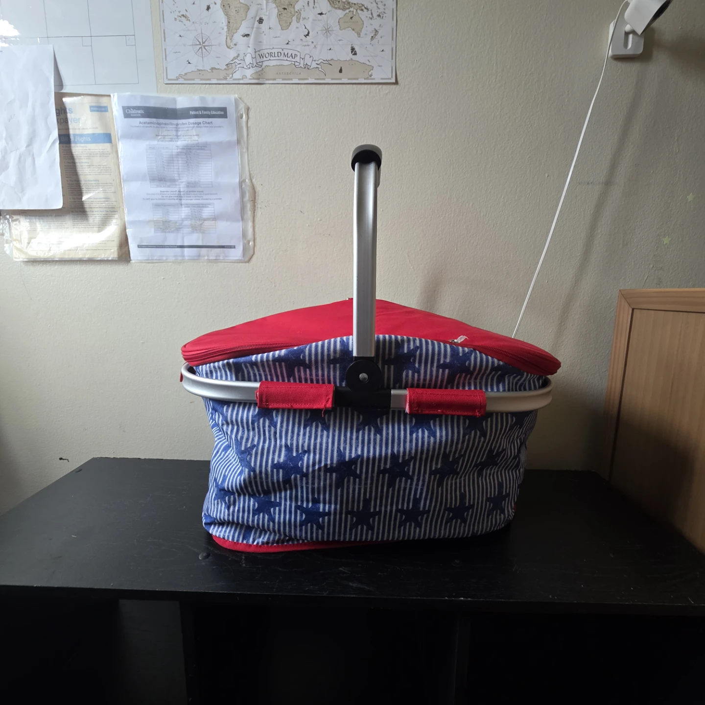 Insulated Picnic Cooler Basket - photo 2