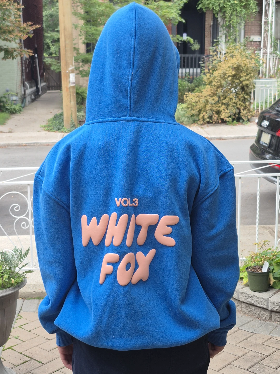 White Fox Vol.3 Hoodie Blue