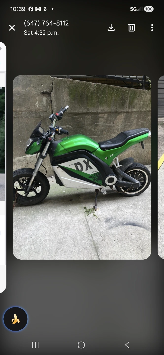 Emmo DX Electric Motorcycle Green