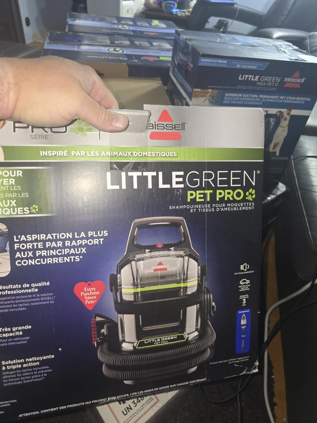 Bissell Little Green Pet Pro Portable Carpet Cleaner - photo 3