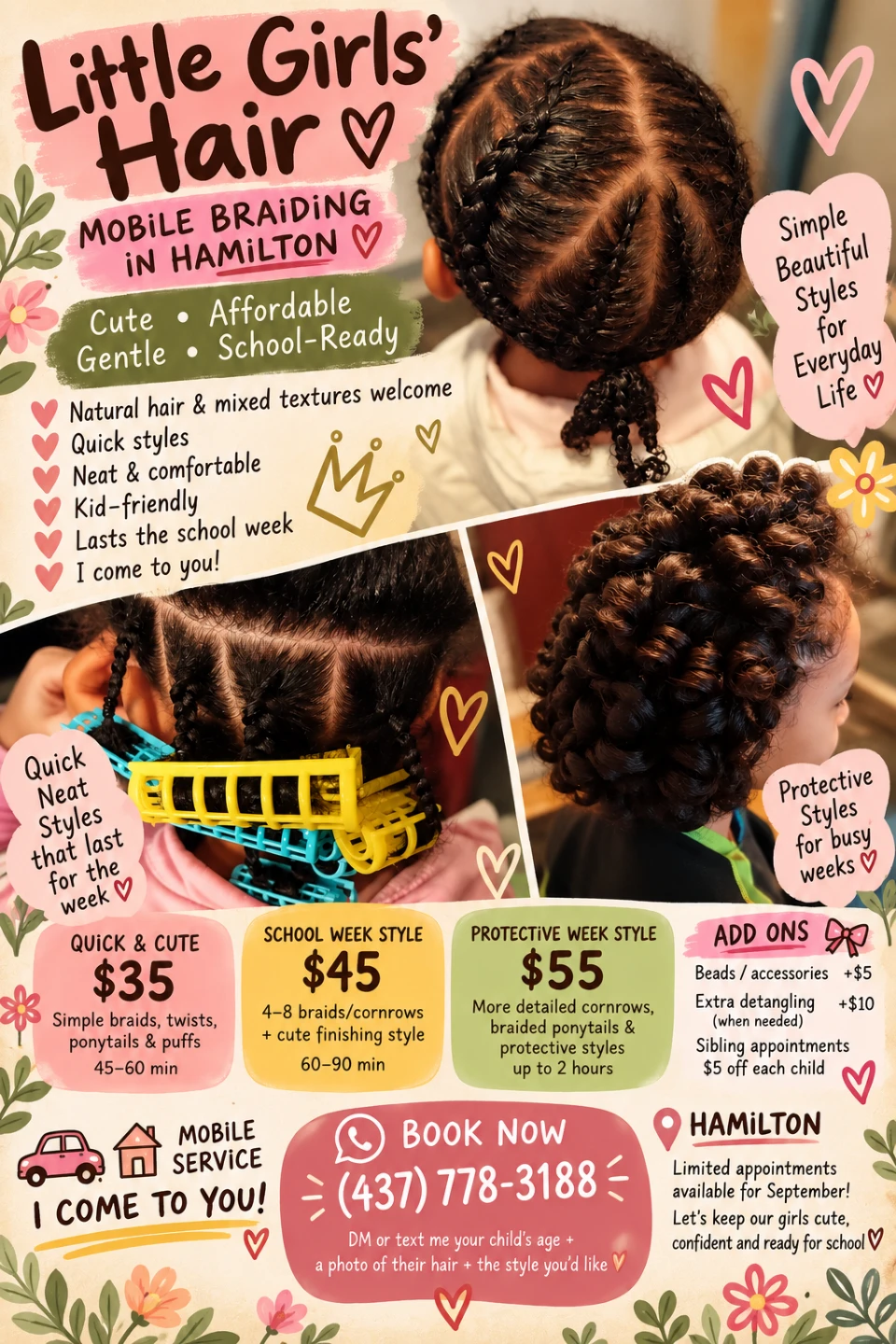 Mobile Hair Braiding Service in Hamilton