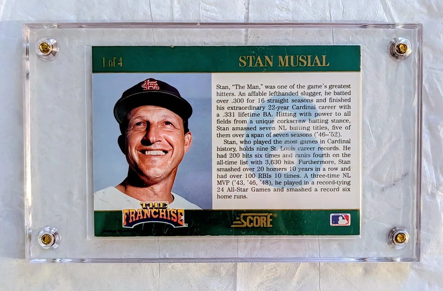Score The Franchise Baseball Card Set - photo 4