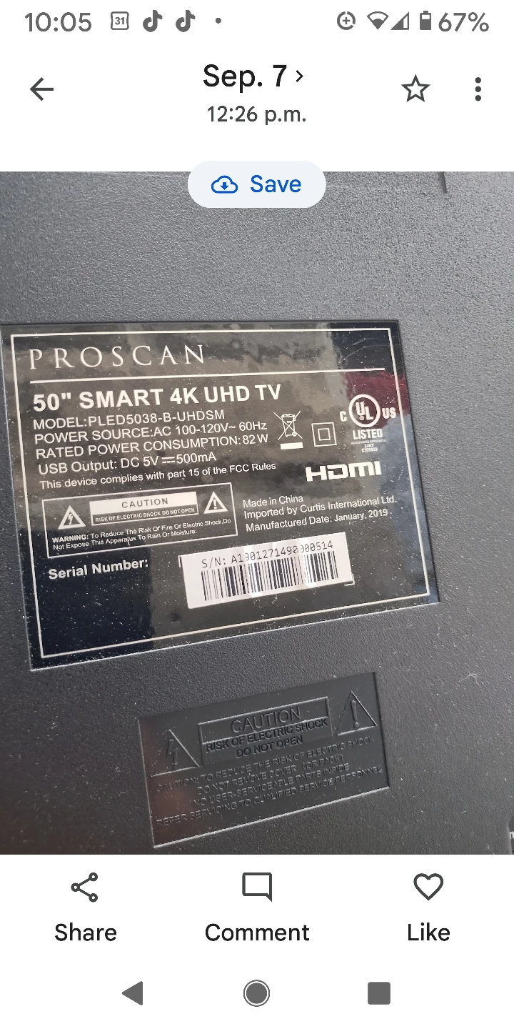 50" smart tv - photo 2