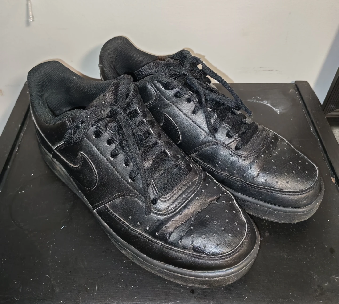 Nike Court Vision Low Black Sneakers