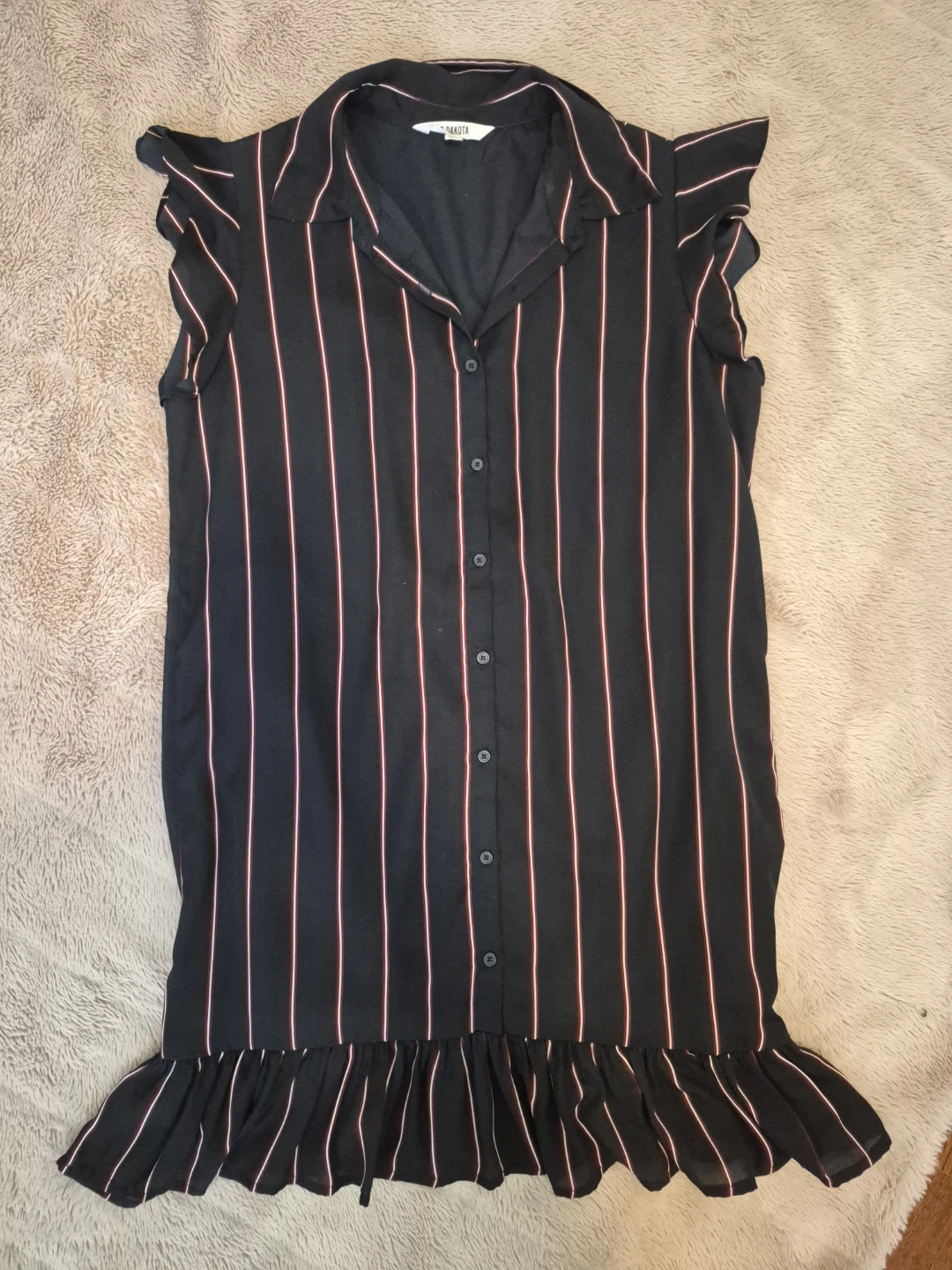 BB Dakota American Pie Striped Ruffle Dress - photo 4