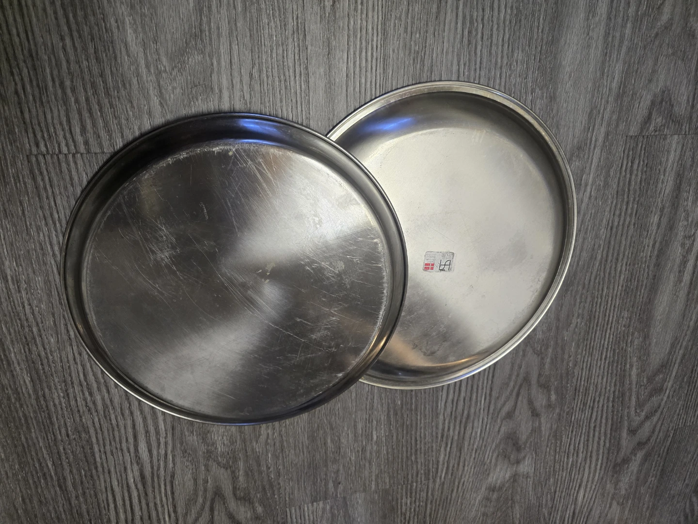 (2) Stainless Steel Trays - photo 2