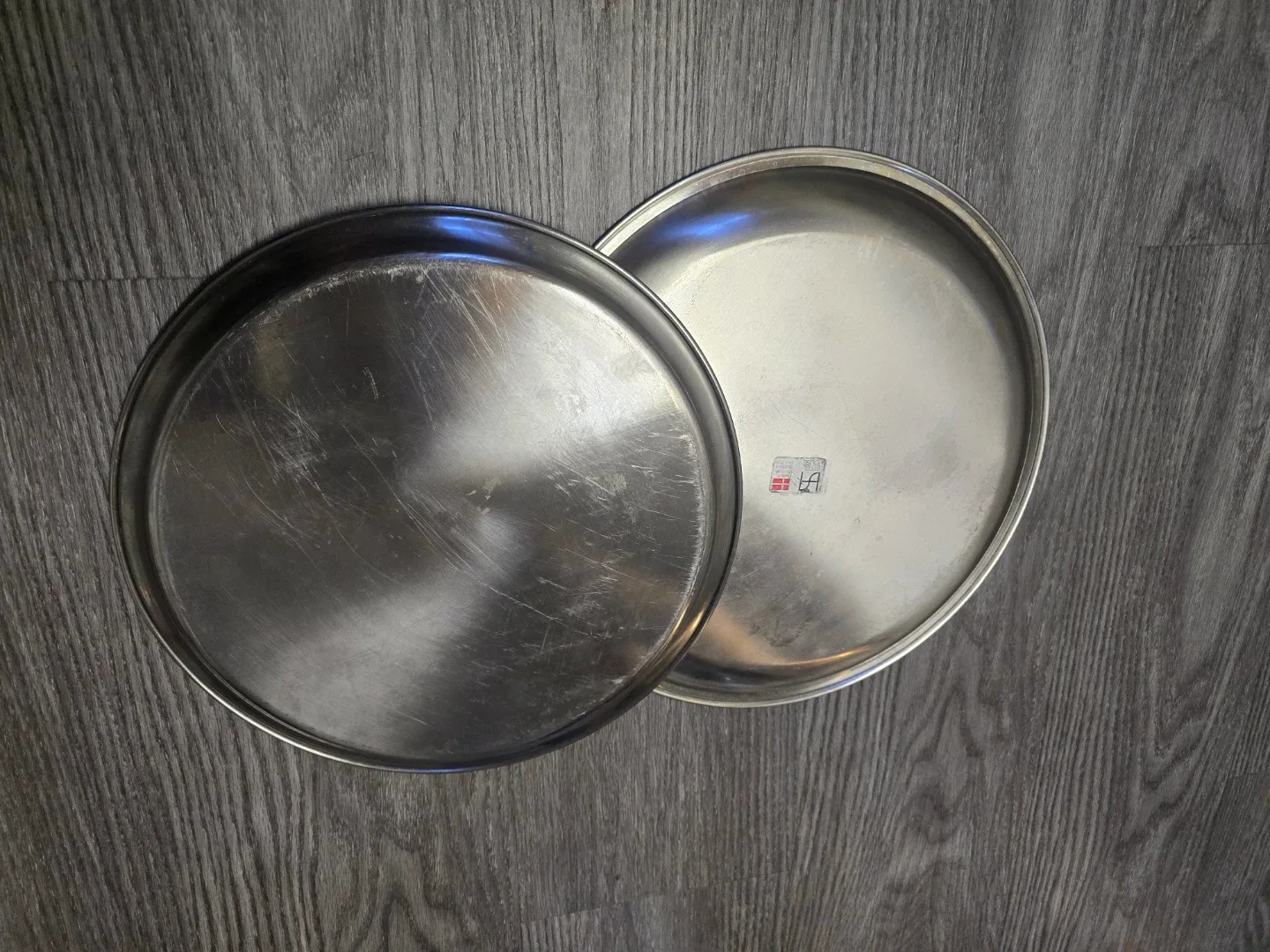 (2) Stainless Steel Trays - photo 2