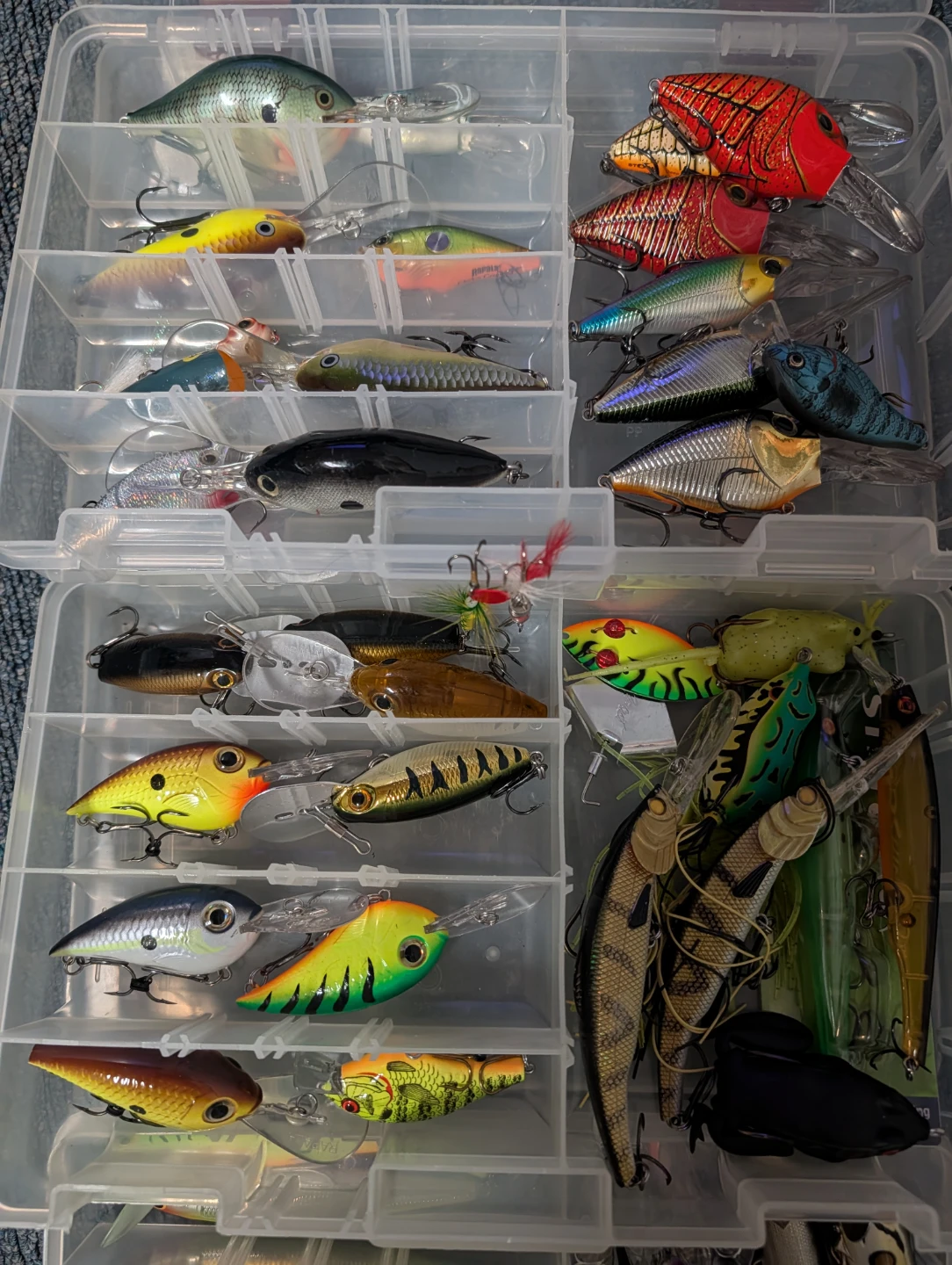 Large Collection of Fishing Lures with Tackle Box - photo 3