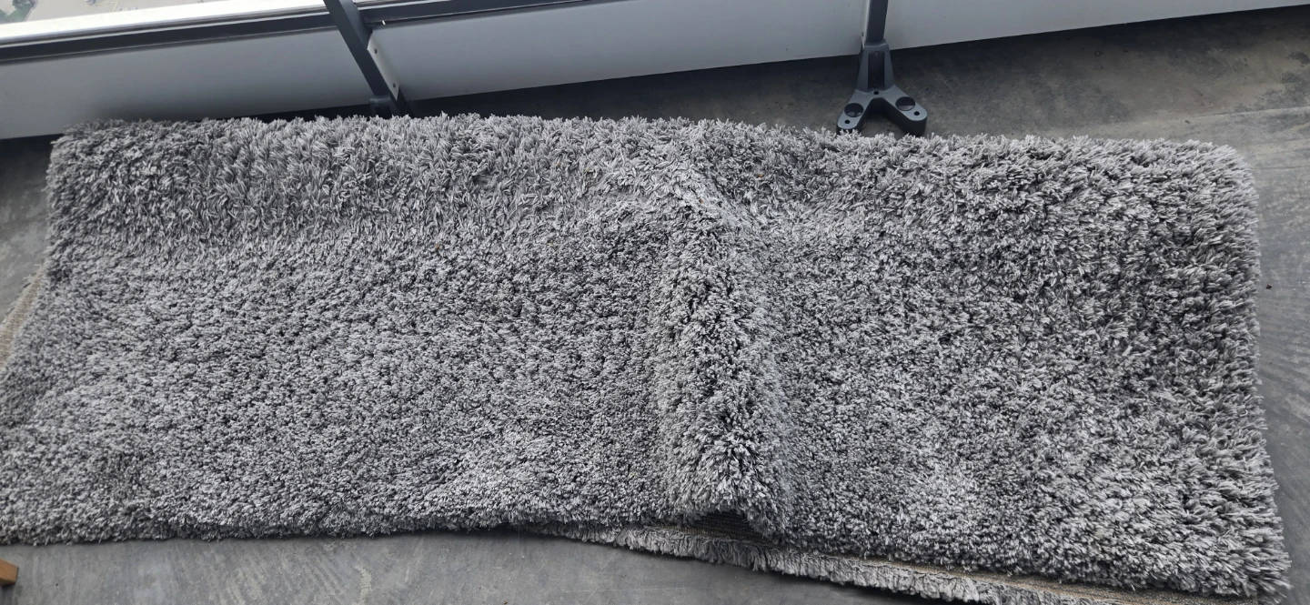 Grey Shag Area Rug