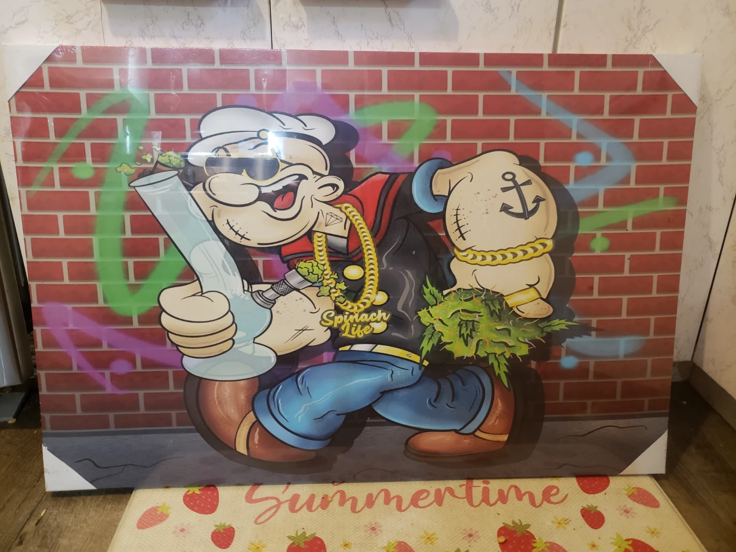 Popeye "Spinach Life" Canvas Art - photo 2