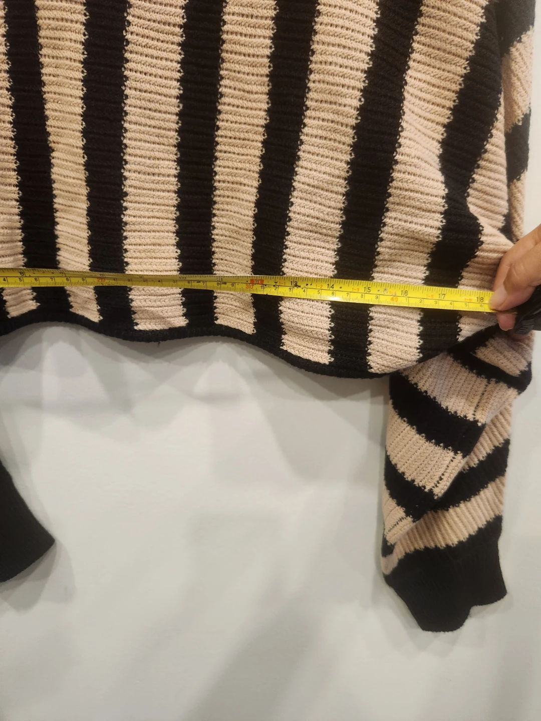 Revamped Striped Crop Sweater - photo 5