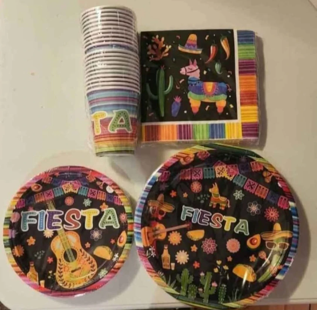 Fiesta Theme Party Supplies Set 🏈