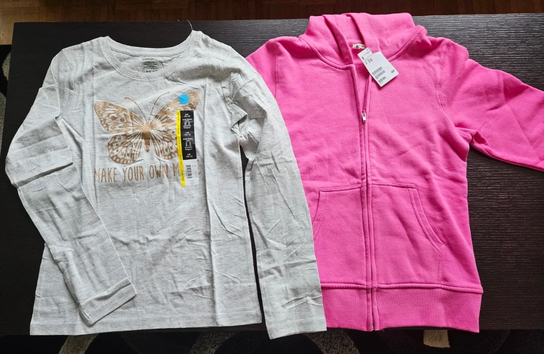 Long Sleeve Shirt and Hoodie (10/12 With Tags)