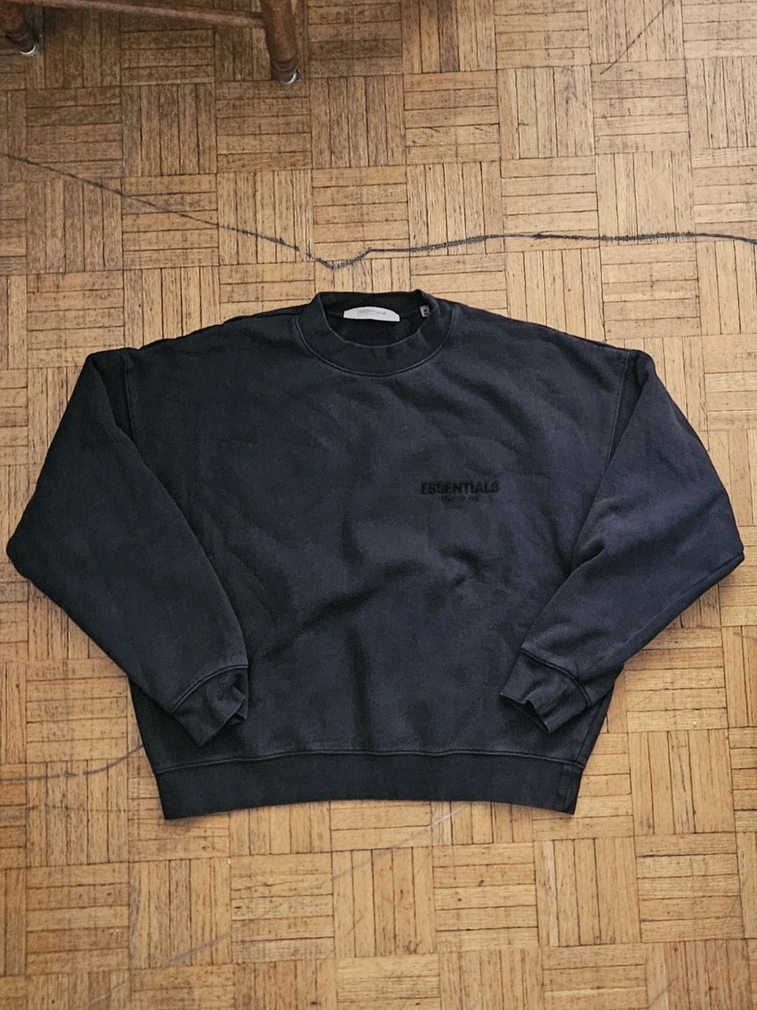 Authentic Fear Of God Essentials Black Men's Crewneck - photo 2