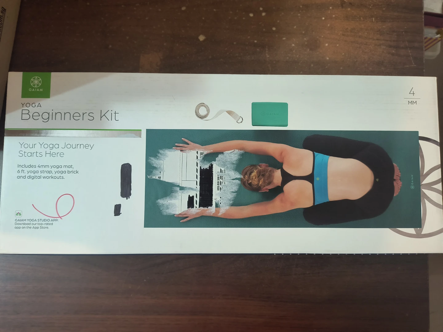 Brand New Gaiam Yoga Beginners Kit - photo 3
