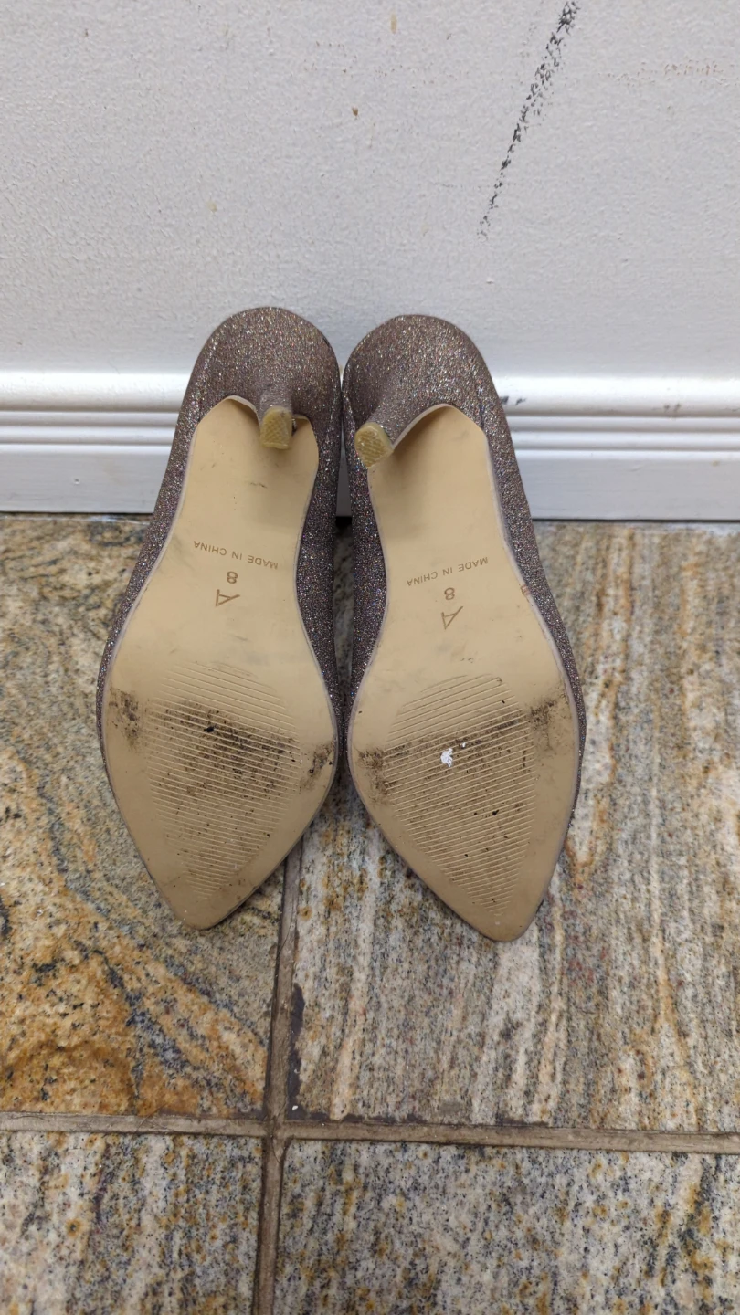 Ardene Glitter Pointed Toe Heels - photo 4