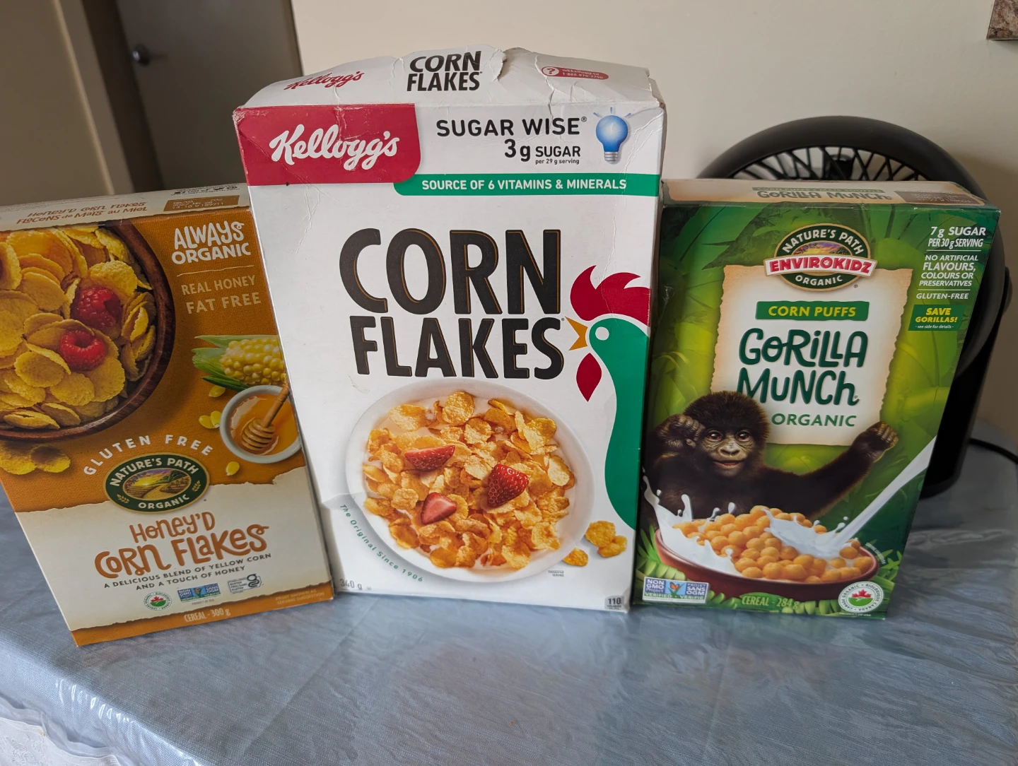 Lot of 3 boxes of cereal
