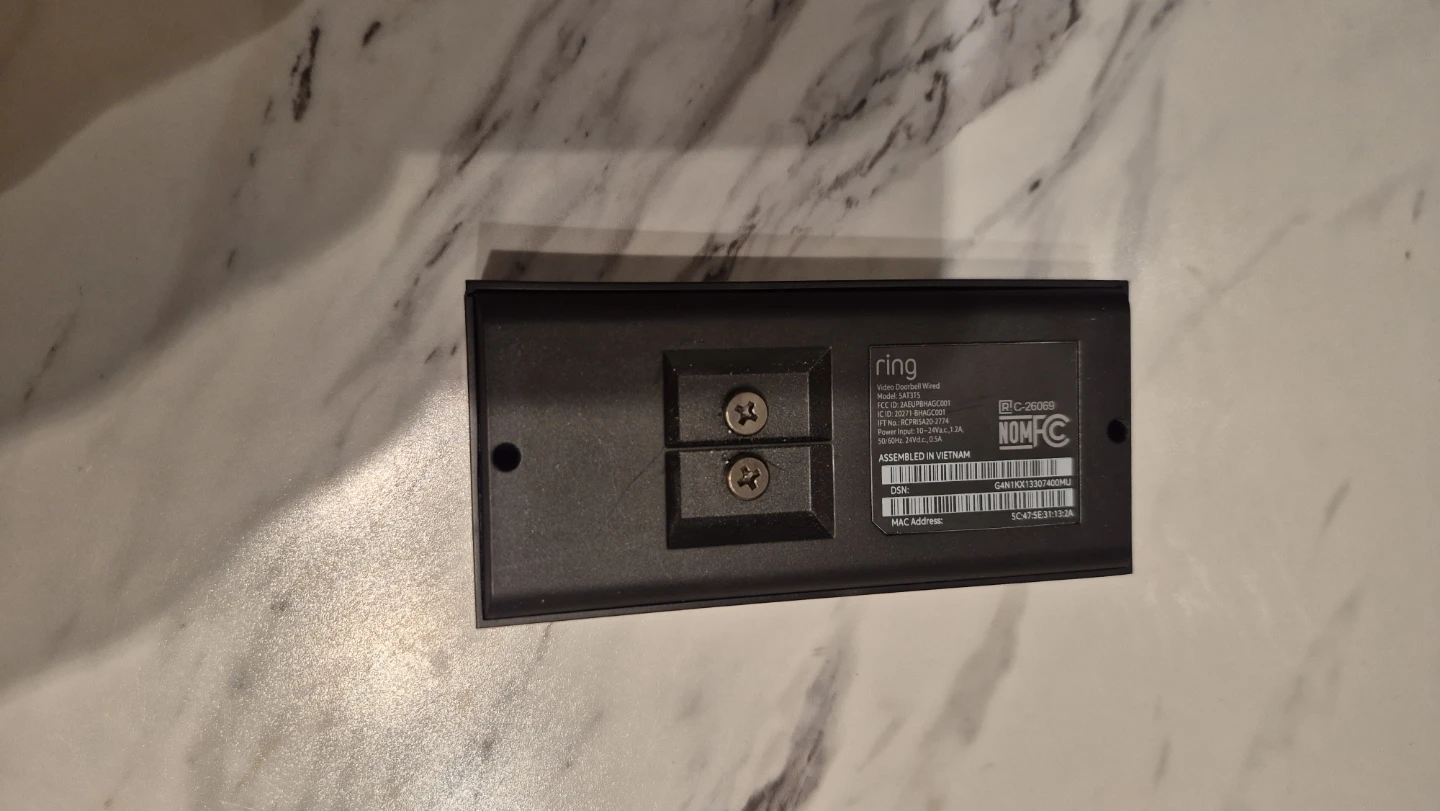 Ring Video Doorbell Wired – Great Condition + Box - photo 4
