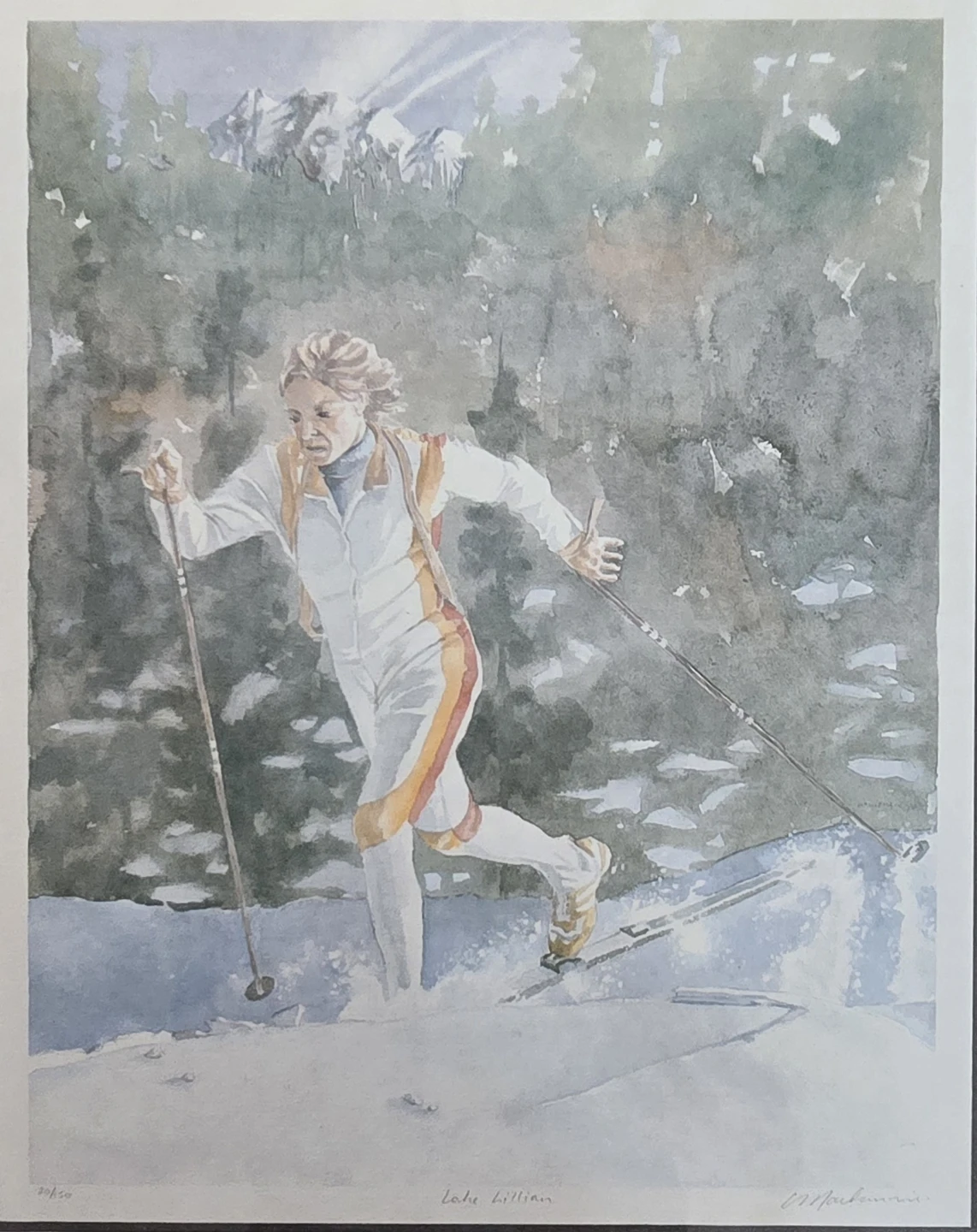 Signed Limited Edition Watercolour Print #20/150