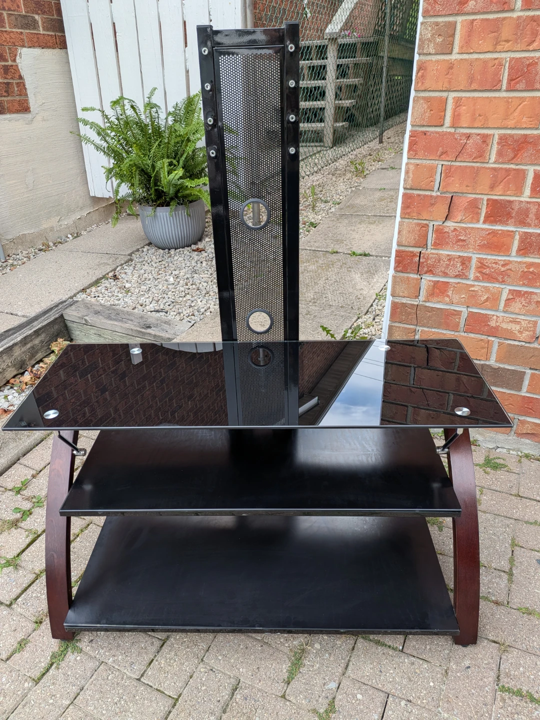 Glass TV Stand