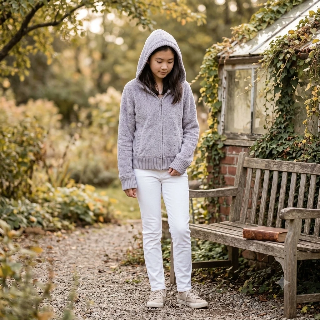 GapKids Cozy Sherpa Fleece Zip-Up Hoodie (Size XL / 12)