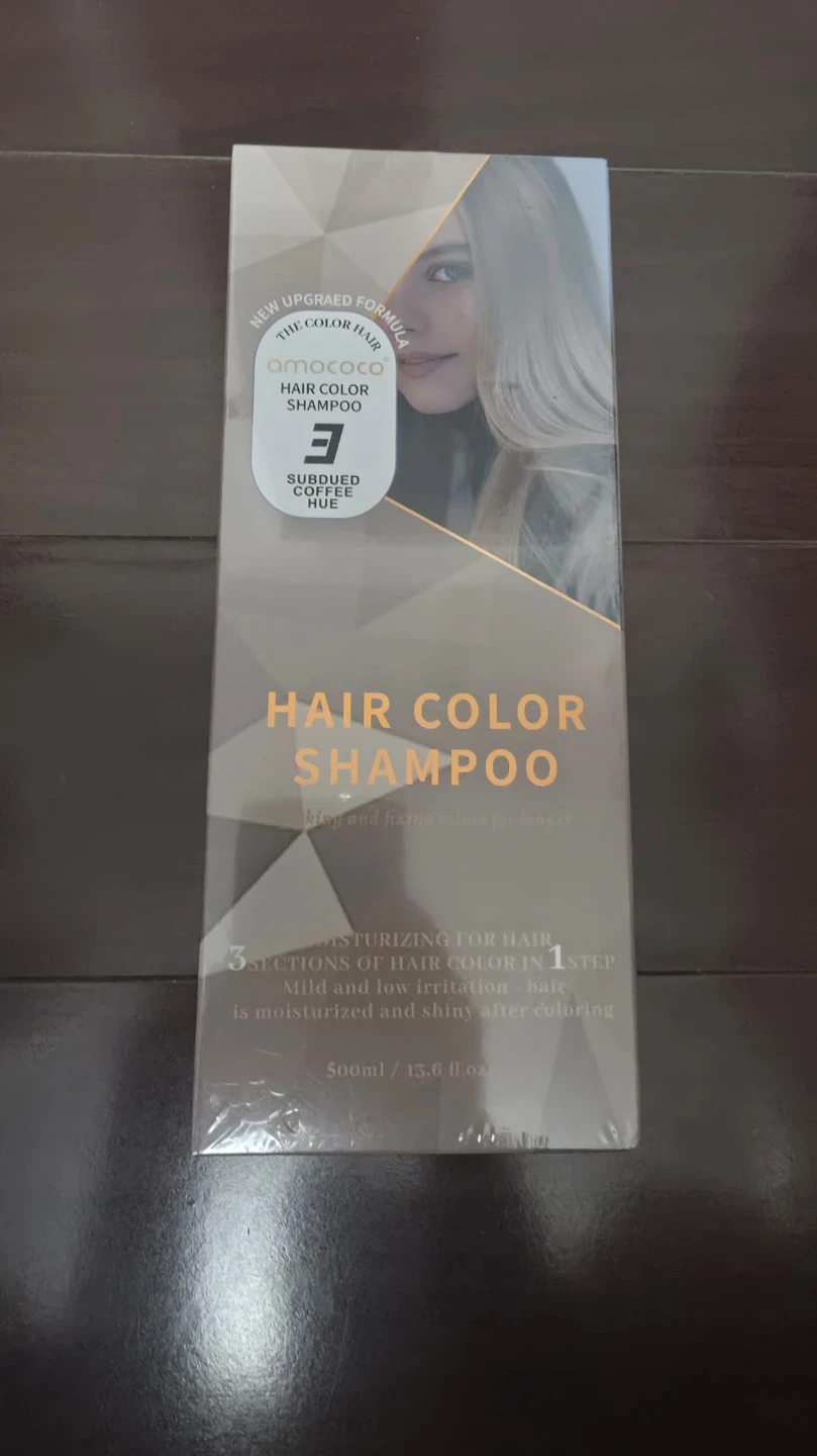 Amococo Hair Color Shampoo - Subdued Coffee Hue 500ml