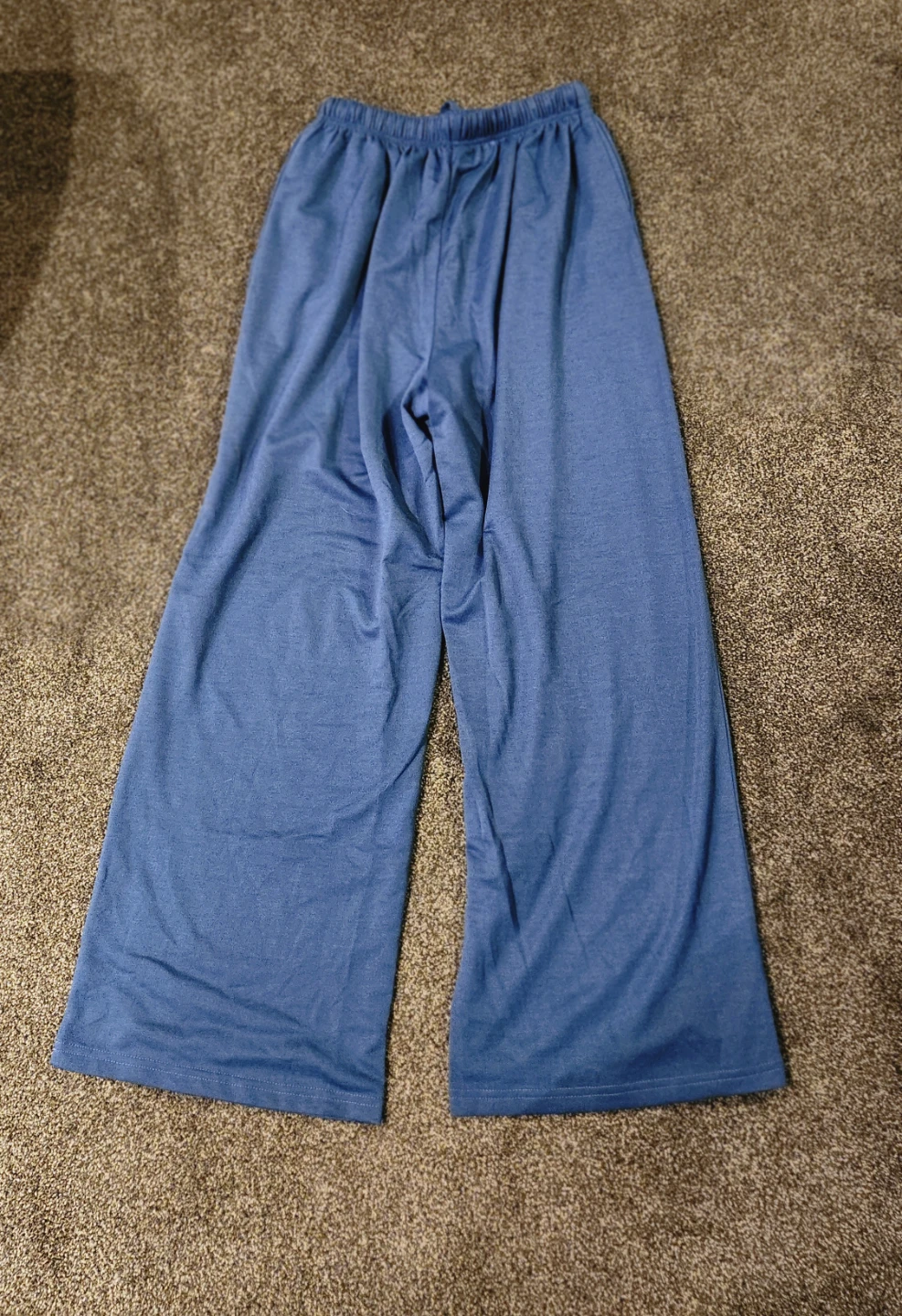 Blue Wide-Leg Lounge Pants - photo 2
