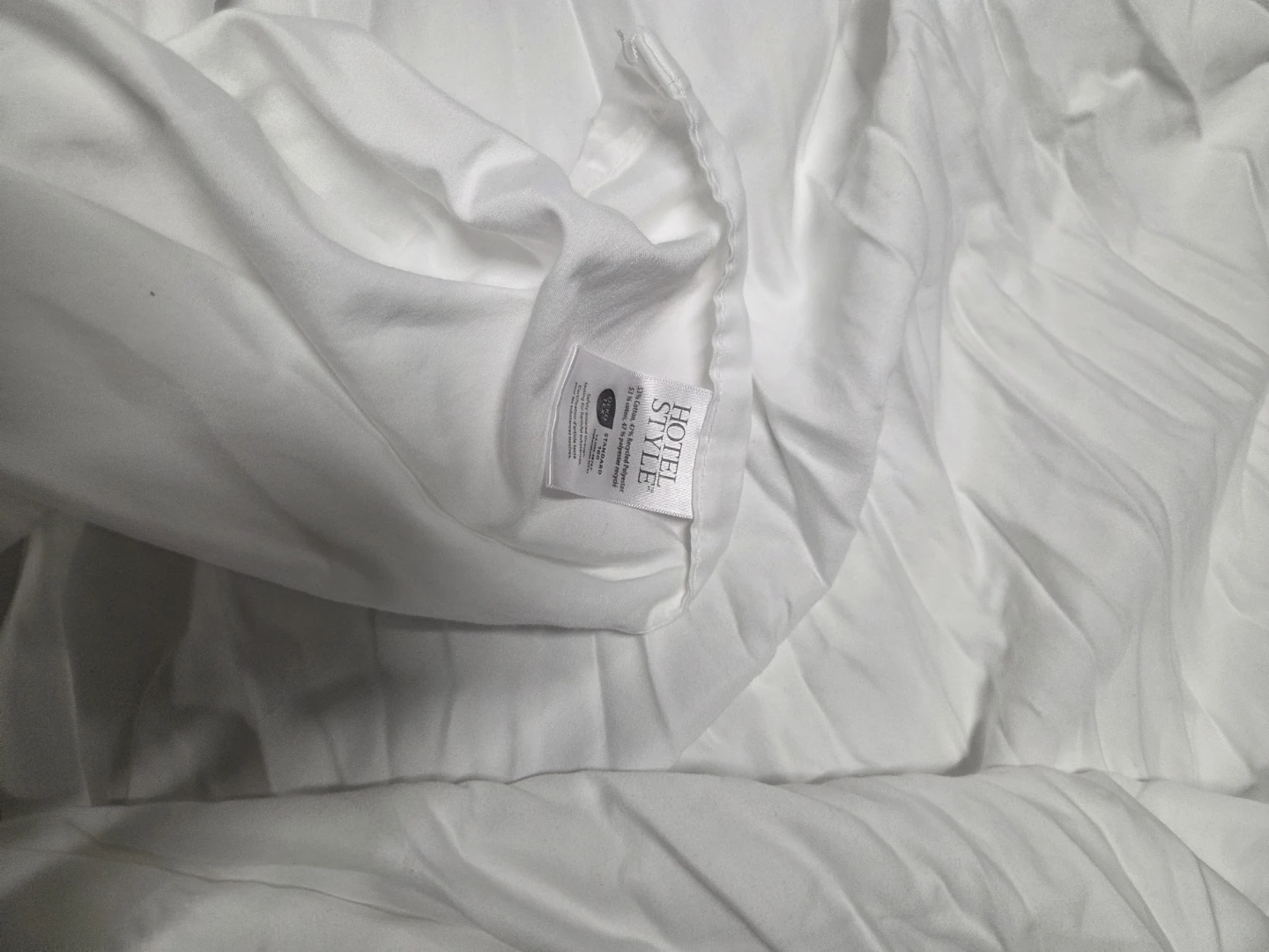 Hotel Style Standard White Fitted Sheet - photo 3