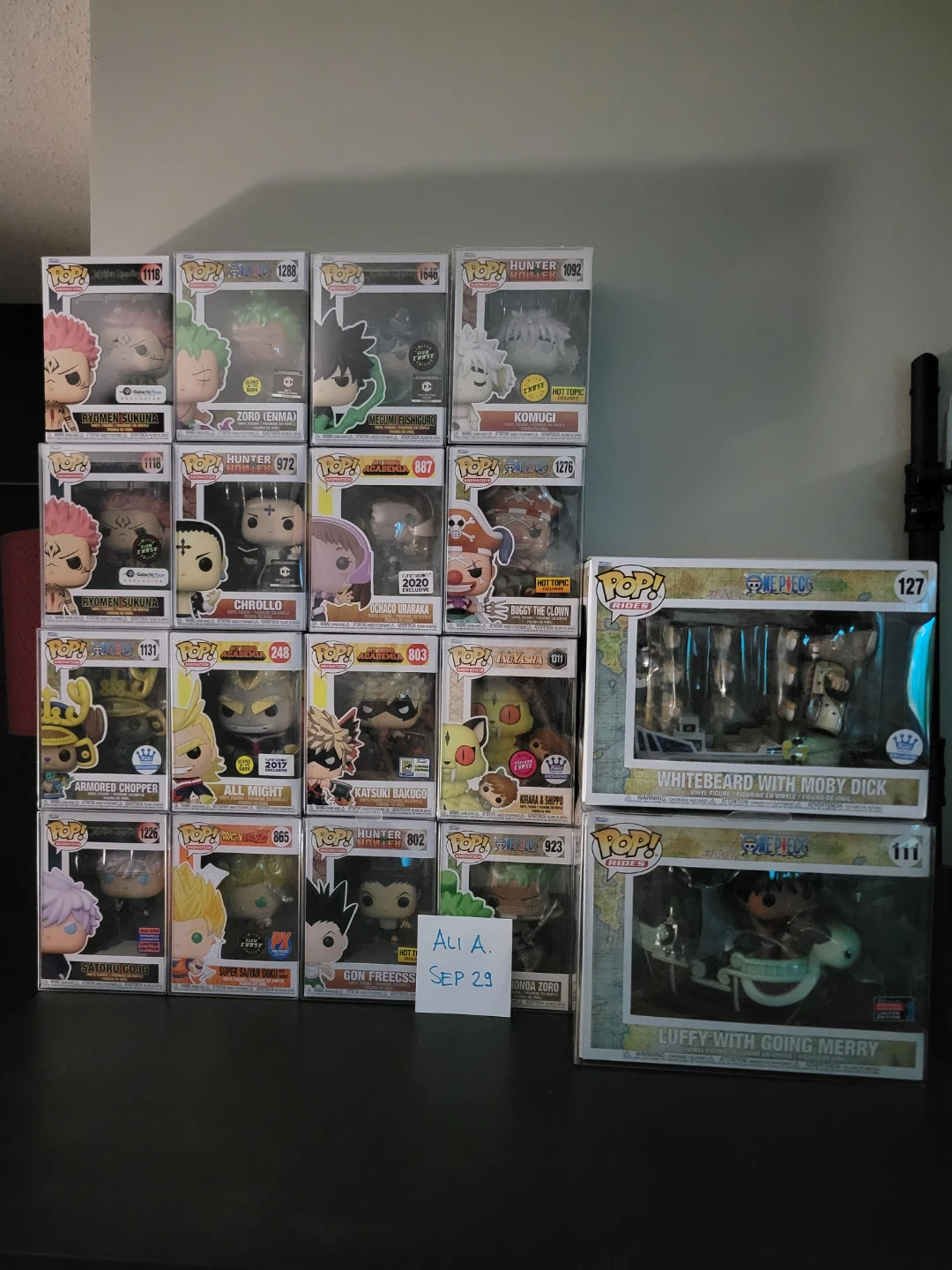 Funko Pop Collection - Various Anime Figures