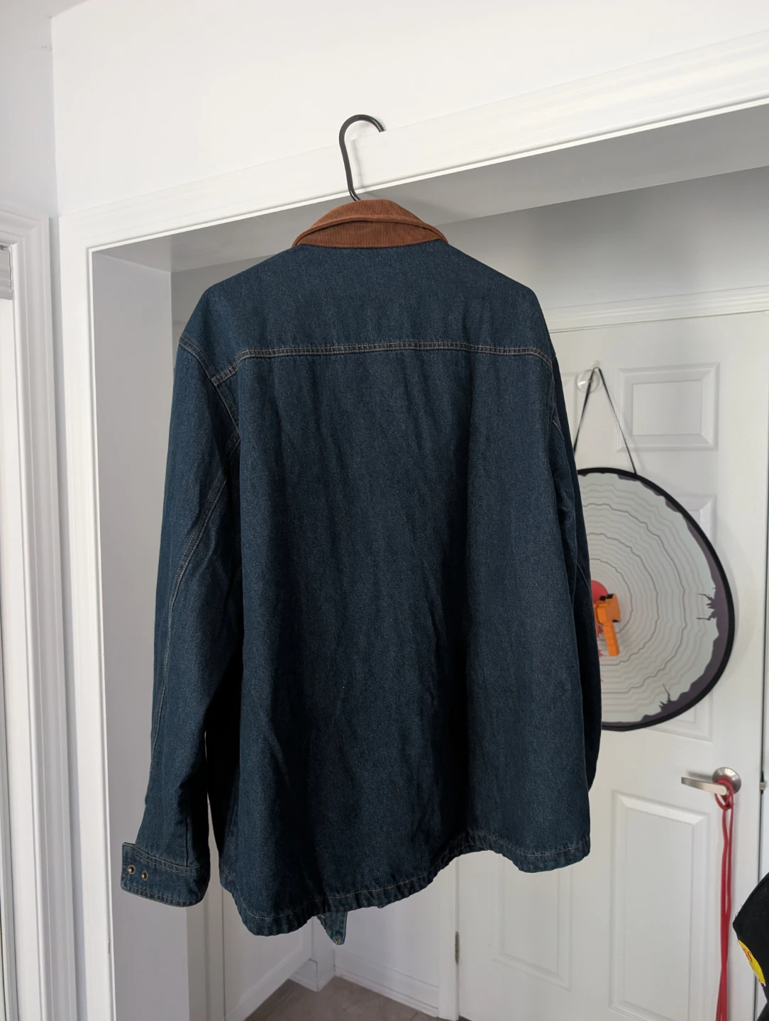Flannelgo Denim Jacket with Plaid Lining - photo 2