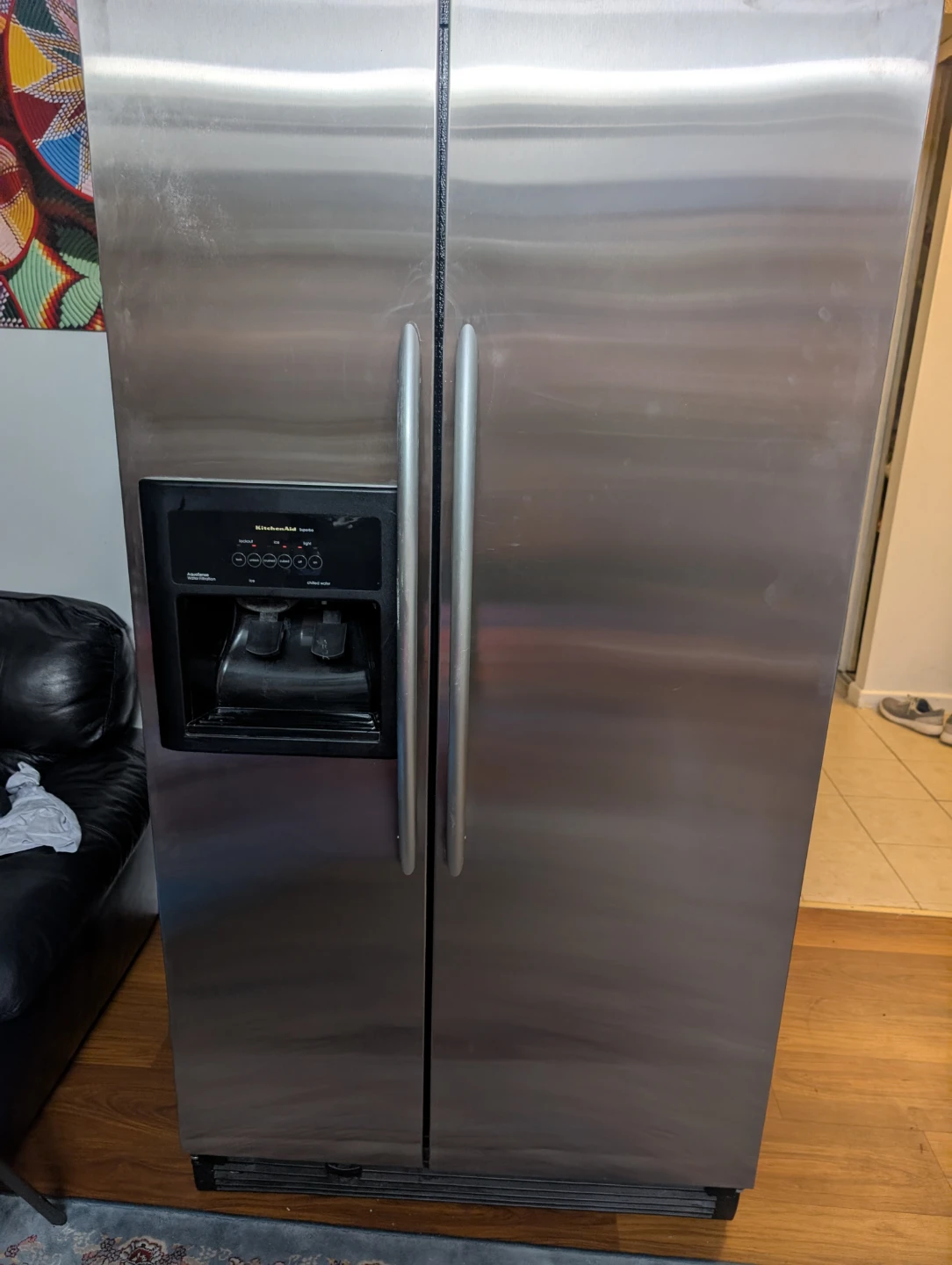 KitchenAid Stainless Steel Side-by-Side Refrigerator - photo 2