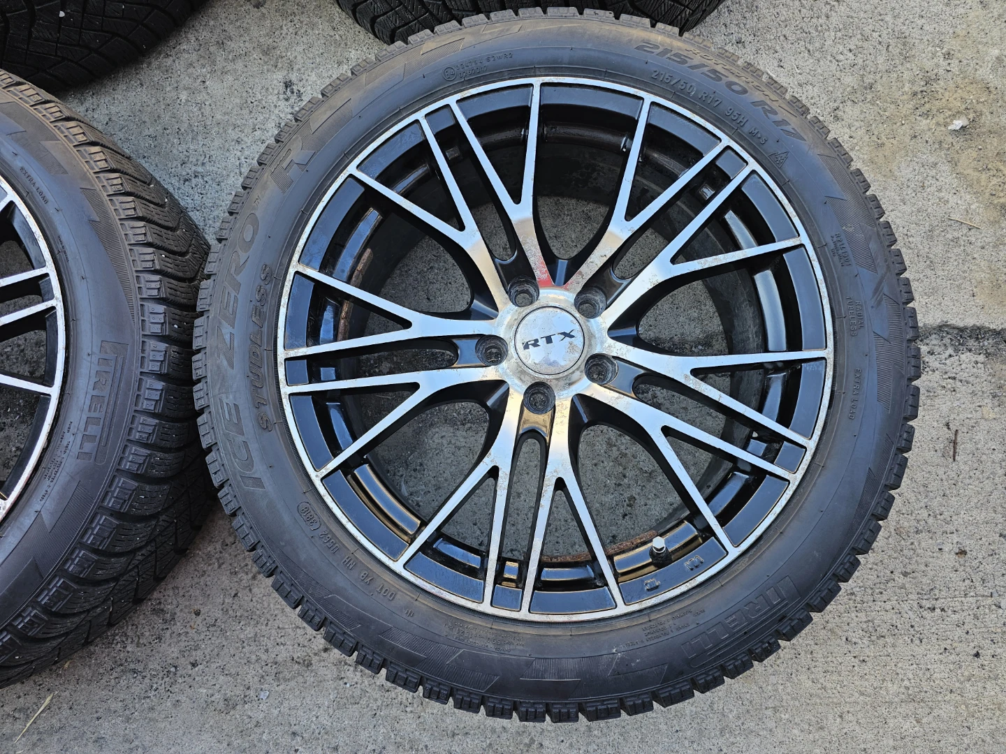 CHEVY VOLT WINTER TIRES ON RIMS 215/50 R17 - photo 3