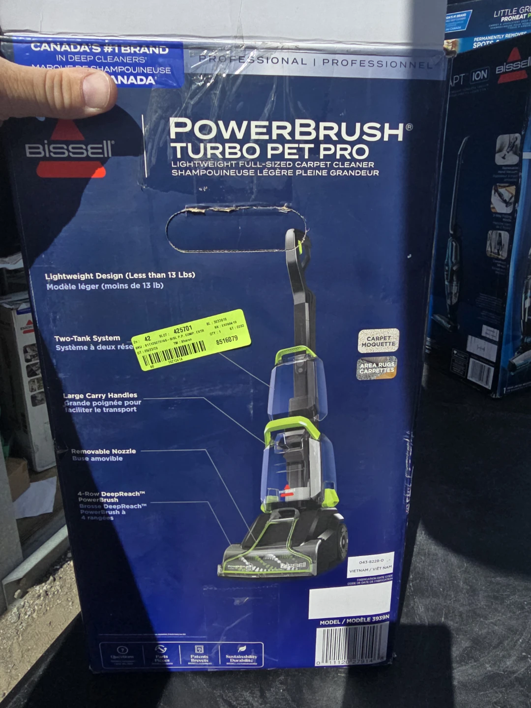Bissell PowerBrush Turbo Pet Pro Carpet Cleaner 3939N
