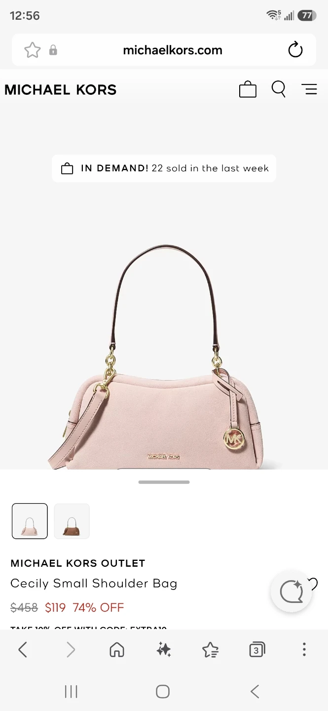 Michael Kors Cecily Small Shoulder Bag