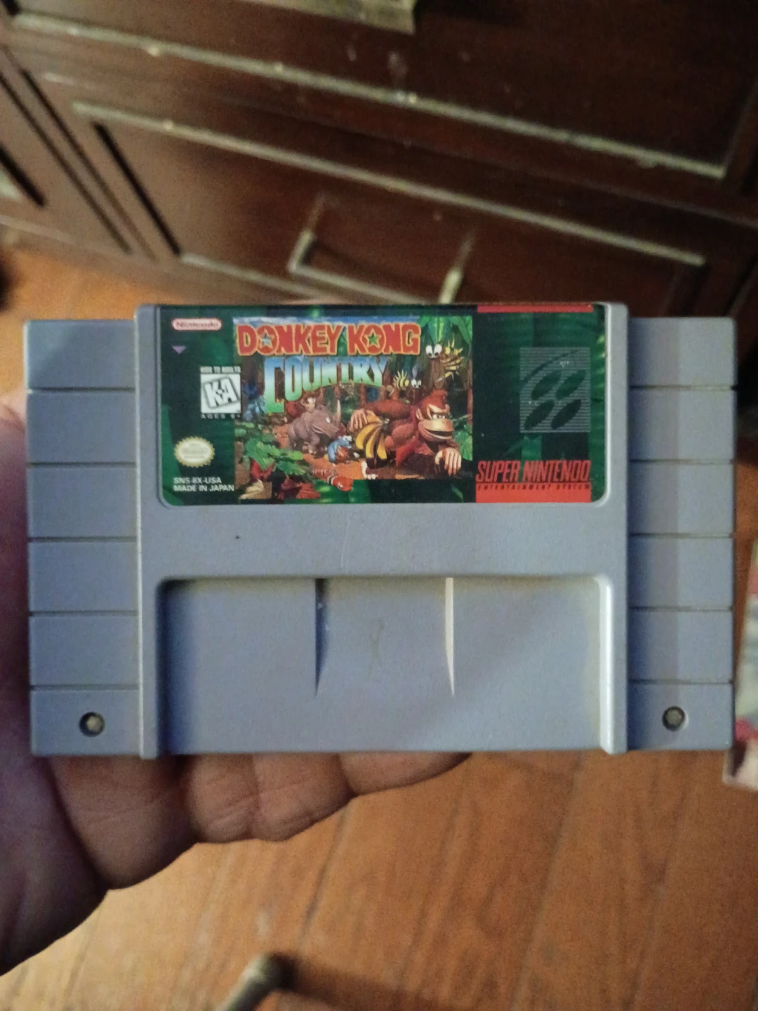Donkey Kong Country Super Nintendo Game