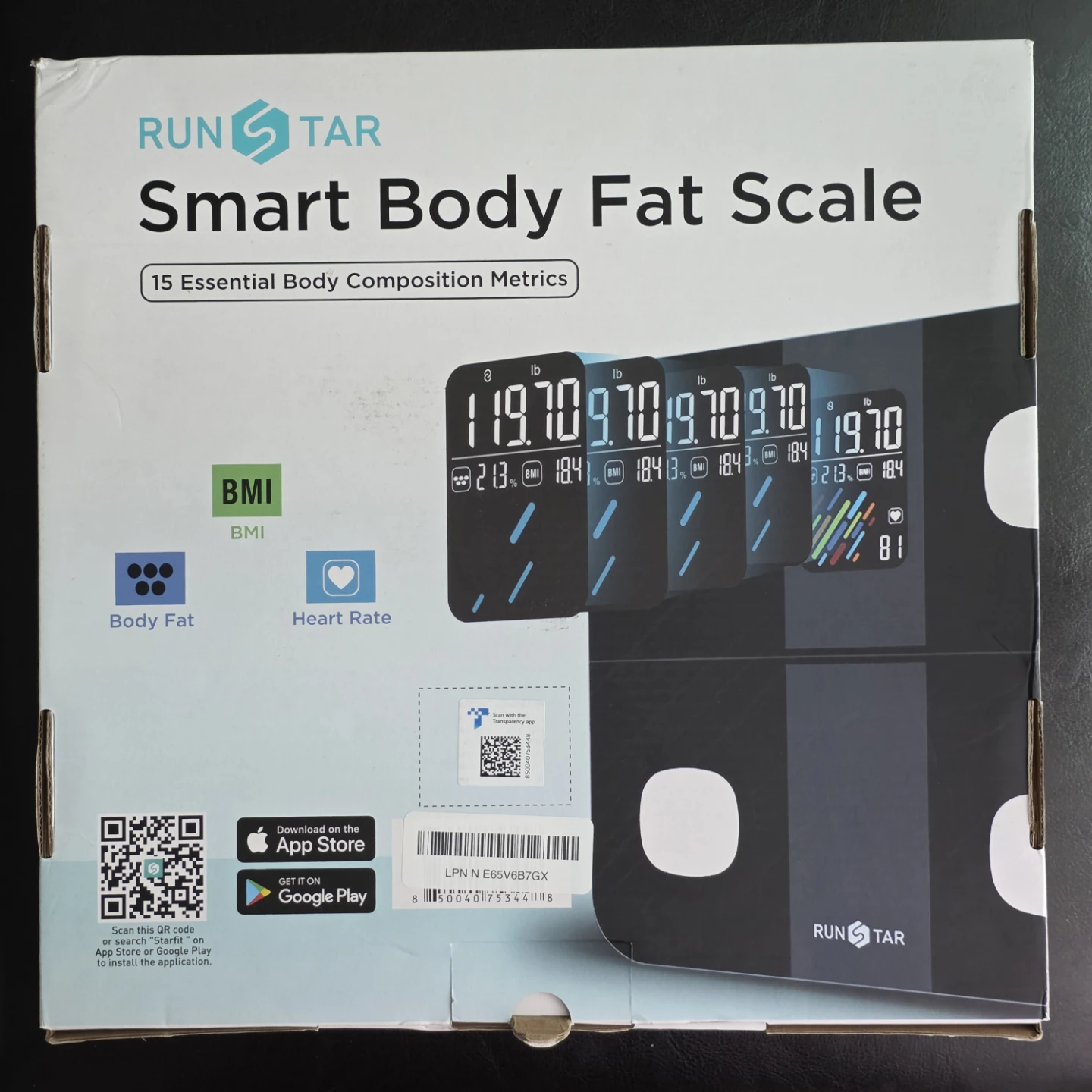 RUNSTAR Smart Body Fat Scale (new) - photo 2