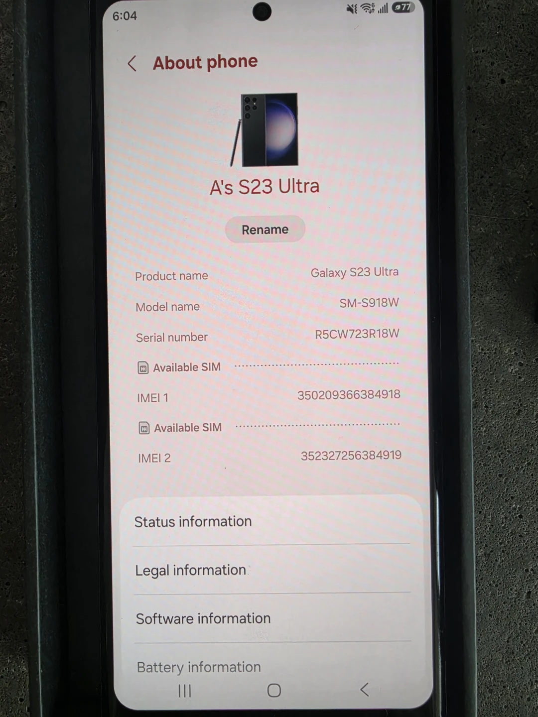 Samsung Galaxy S23 Ultra