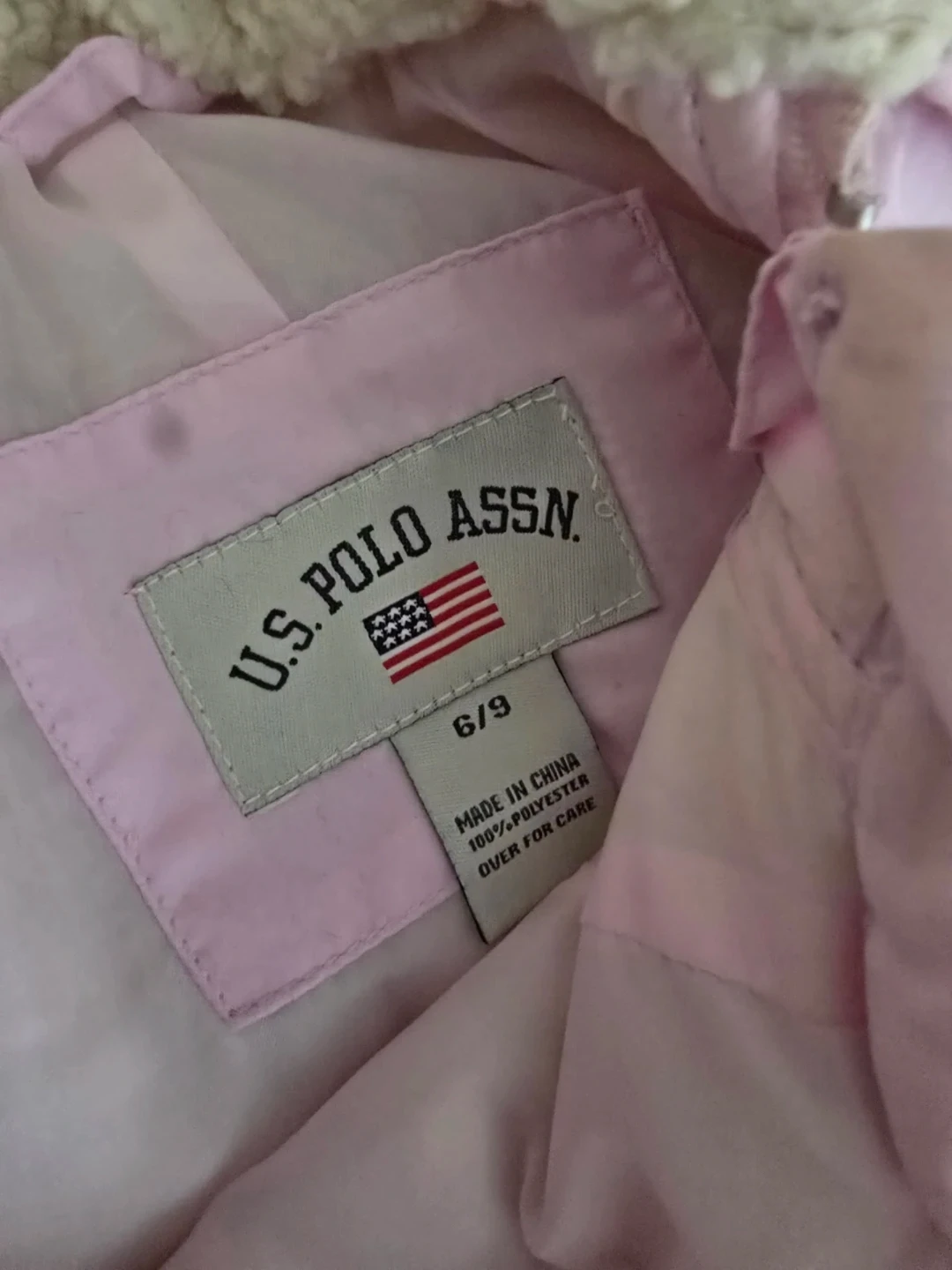U.S. Polo Assn. Baby Pink Puffer Snowsuit - photo 3